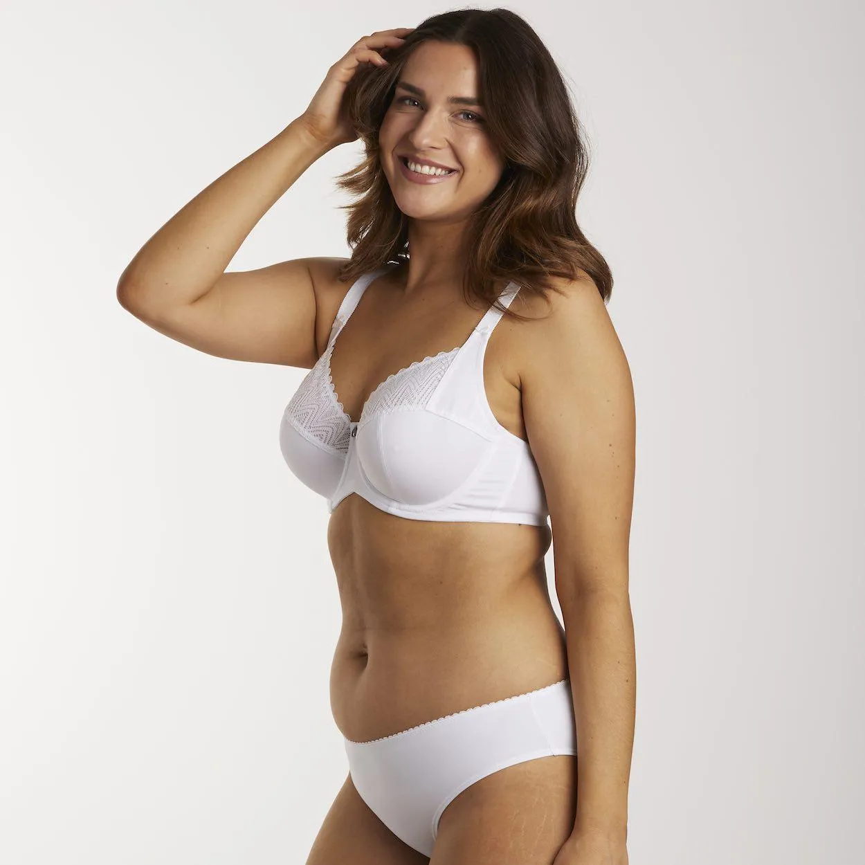 Willow Lace Full Cup Bra - White