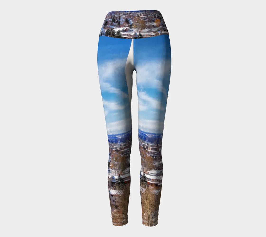 Women's Yoga Leggings - McHugh Bluff Winter