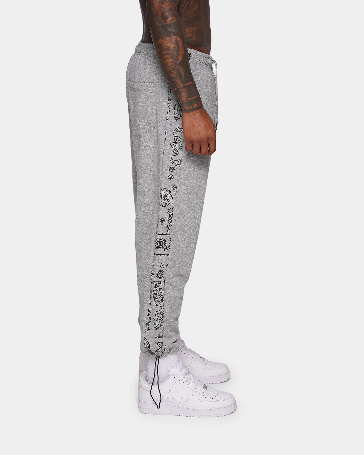 XXIII Vendee Bandana Print Pants Grey