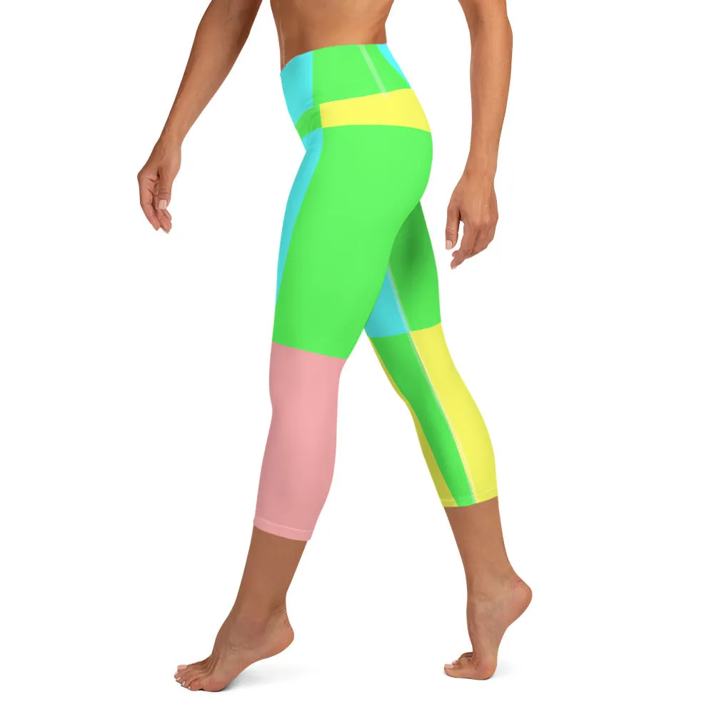 Yoga Capri Leggings Pastel