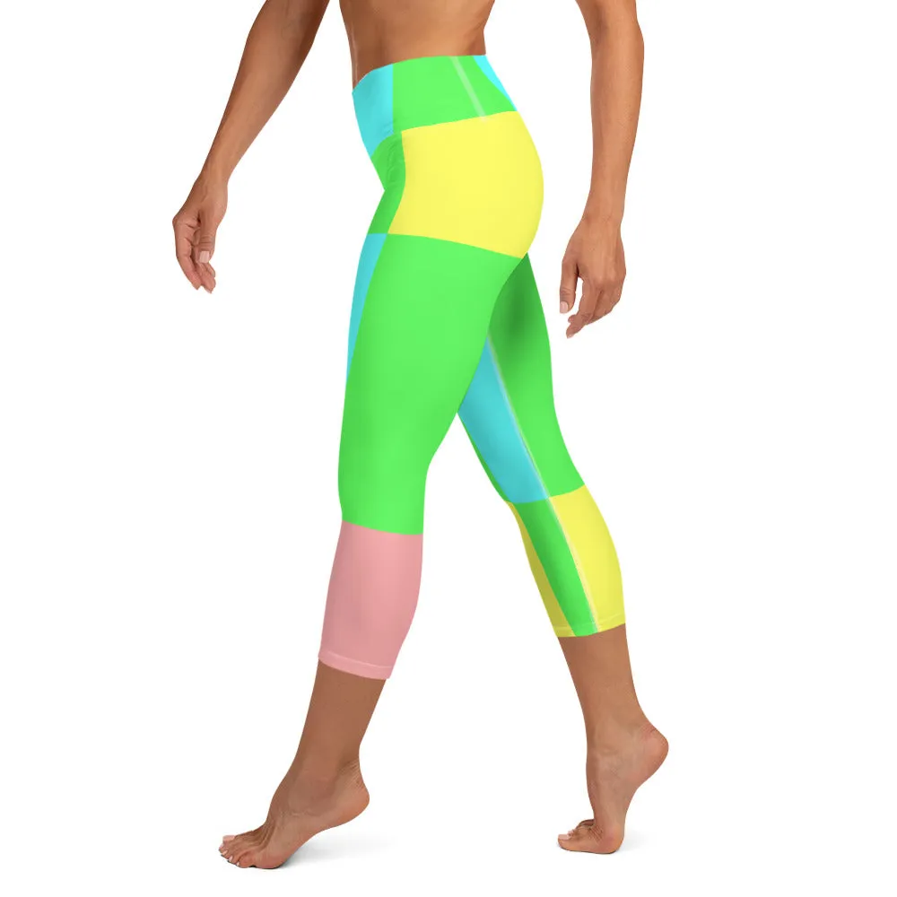 Yoga Capri Leggings Pastel