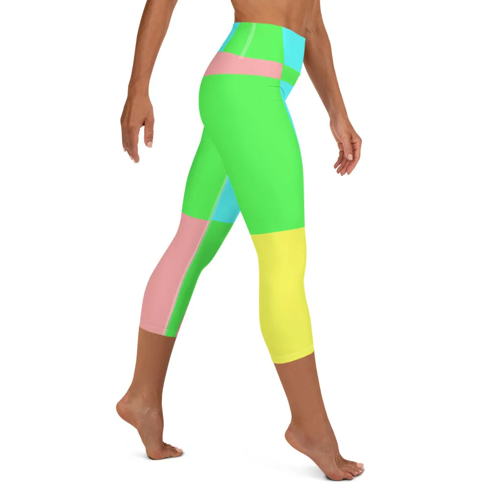 Yoga Capri Leggings Pastel