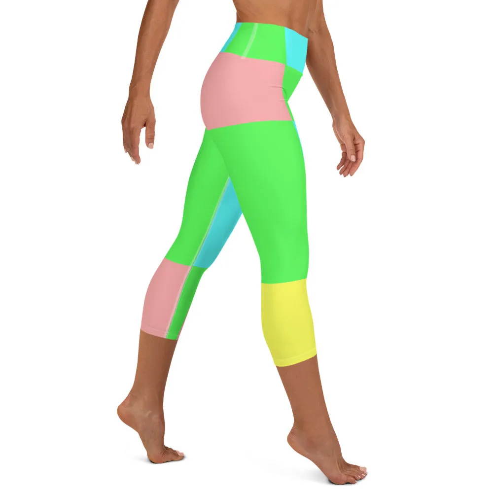 Yoga Capri Leggings Pastel