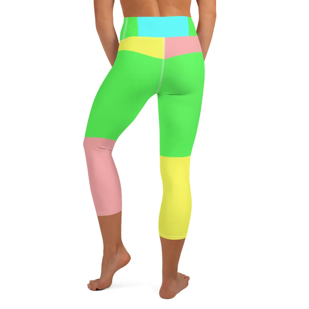 Yoga Capri Leggings Pastel