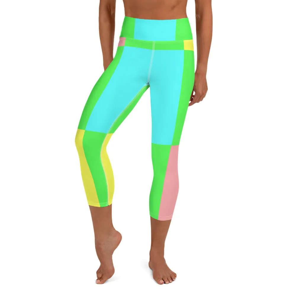 Yoga Capri Leggings Pastel