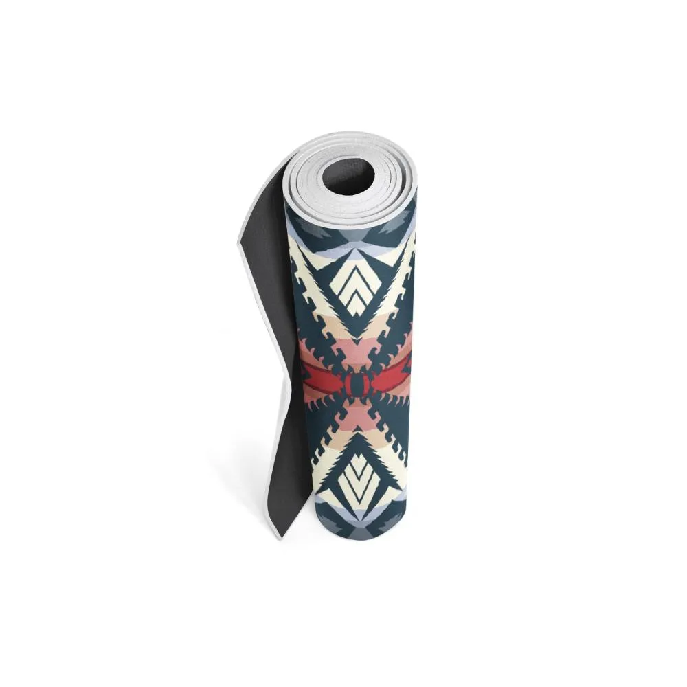 Yune Yoga Mat Pendleton Eagle Rock Maroon