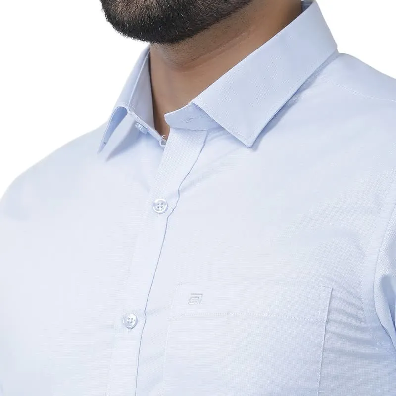 Zurich - Blue Formal Shirts for Men | Ariser